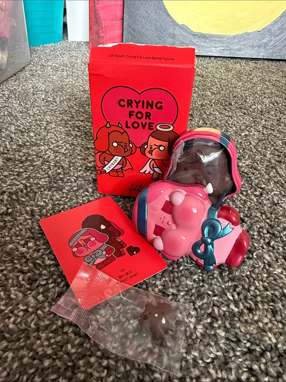 CRY BABY ✨POP MART✨Crying For Love- Box of Chocolate Figure(OPENED BOX)